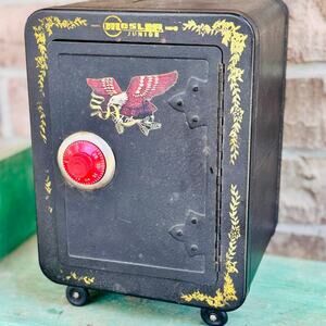 Vault Vibes – Vintage Mosler “Junior” Toy Safe (10” x 7” x 6.5”)